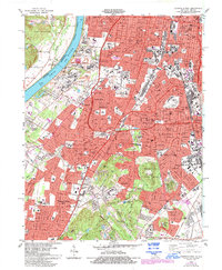 Download a high-resolution, GPS-compatible USGS topo map for Louisville West, KY (1994 edition)