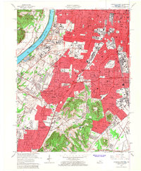 Download a high-resolution, GPS-compatible USGS topo map for Louisville West, KY (1966 edition)