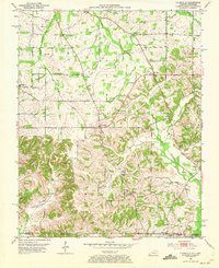 1952 Map of Lynnville, 1973 Print