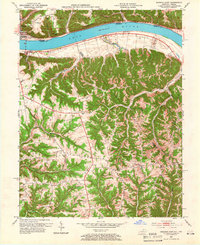 Download a high-resolution, GPS-compatible USGS topo map for Madison East, KY (1966 edition)