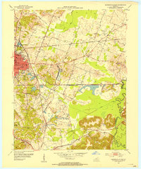 Download a high-resolution, GPS-compatible USGS topo map for Madisonville East, KY (1954 edition)