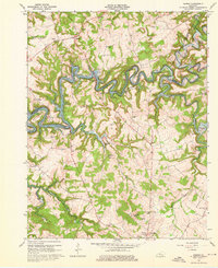 Download a high-resolution, GPS-compatible USGS topo map for Madrid, KY (1976 edition)