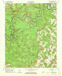 Download a high-resolution, GPS-compatible USGS topo map for Mammoth Cave, KY (1973 edition)