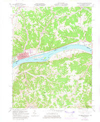 Download a high-resolution, GPS-compatible USGS topo map for Manchester Islands, KY (1975 edition)