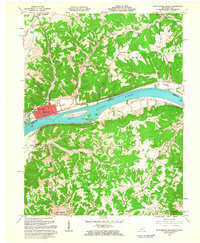 Download a high-resolution, GPS-compatible USGS topo map for Manchester Islands, KY (1963 edition)