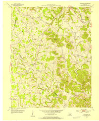 Download a high-resolution, GPS-compatible USGS topo map for Maretburg, KY (1954 edition)