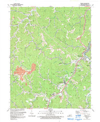 Download a high-resolution, GPS-compatible USGS topo map for Martin, KY (1992 edition)