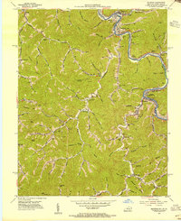 Download a high-resolution, GPS-compatible USGS topo map for Matewan, KY (1955 edition)