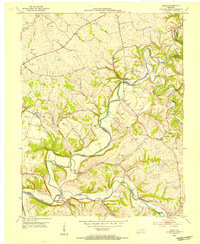 preview thumbnail of historical topo map of Washington County, KY in 1953
