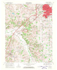 preview thumbnail of historical topo map of Mayfield, KY in 1969