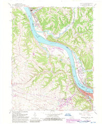 1961 Map of Maysville, KY, 1988 Print