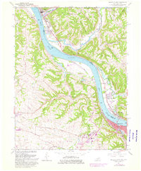 1961 Map of Maysville, KY, 1976 Print