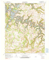 Download a high-resolution, GPS-compatible USGS topo map for Mc Daniels, KY (1990 edition)