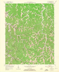 preview thumbnail of historical topo map of Floyd County, KY in 1954