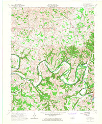 Download a high-resolution, GPS-compatible USGS topo map for Meador, KY (1967 edition)