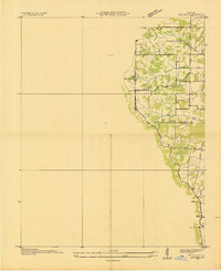 1936 Map of Melber