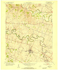 Download a high-resolution, GPS-compatible USGS topo map for Midway, KY (1955 edition)