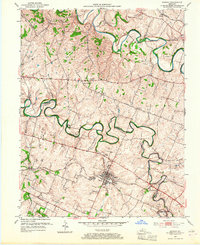 Download a high-resolution, GPS-compatible USGS topo map for Midway, KY (1967 edition)