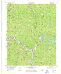 preview thumbnail of historical topo map of Pike County, KY in 1978