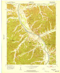 Download a high-resolution, GPS-compatible USGS topo map for Model, KY (1953 edition)
