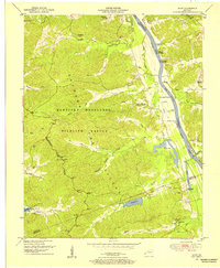 preview thumbnail of historical topo map of Lyon County, KY in 1950