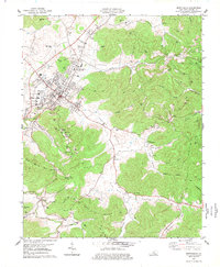 Download a high-resolution, GPS-compatible USGS topo map for Monticello, KY (1977 edition)