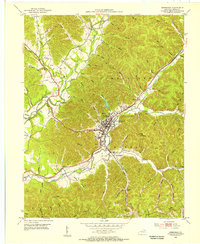 preview thumbnail of historical topo map of Morehead, KY in 1953
