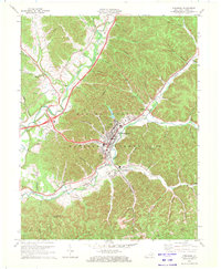 preview thumbnail of historical topo map of Morehead, KY in 1970