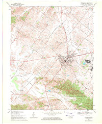 Download a high-resolution, GPS-compatible USGS topo map for Morganfield, KY (1971 edition)