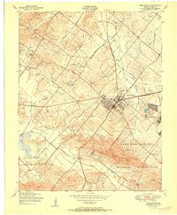 1951 Map of Morganfield