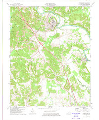 Download a high-resolution, GPS-compatible USGS topo map for Morgantown, KY (1974 edition)