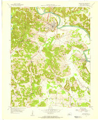 Download a high-resolution, GPS-compatible USGS topo map for Morgantown, KY (1956 edition)