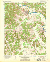 Download a high-resolution, GPS-compatible USGS topo map for Morgantown, KY (1969 edition)