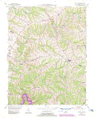 Download a high-resolution, GPS-compatible USGS topo map for Mount Eden, KY (1987 edition)