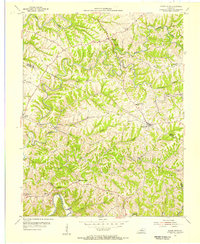 Download a high-resolution, GPS-compatible USGS topo map for Mount Eden, KY (1955 edition)