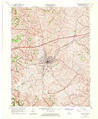 Download a high-resolution, GPS-compatible USGS topo map for Mount Sterling, KY (1966 edition)