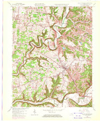Download a high-resolution, GPS-compatible USGS topo map for Mount Washington, KY (1972 edition)