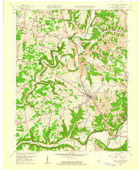 Download a high-resolution, GPS-compatible USGS topo map for Mount Washington, KY (1960 edition)