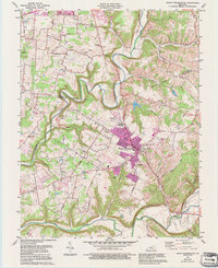 Download a high-resolution, GPS-compatible USGS topo map for Mount Washington, KY (1995 edition)