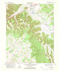 Download a high-resolution, GPS-compatible USGS topo map for Nelsonville, KY (1969 edition)