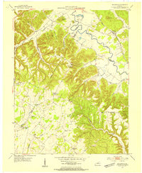 Download a high-resolution, GPS-compatible USGS topo map for Nelsonville, KY (1954 edition)