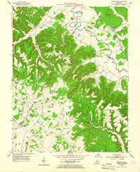 Download a high-resolution, GPS-compatible USGS topo map for Nelsonville, KY (1965 edition)