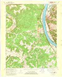 Download a high-resolution, GPS-compatible USGS topo map for New Amsterdam, KY (1972 edition)