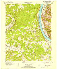 Download a high-resolution, GPS-compatible USGS topo map for New Amsterdam, KY (1954 edition)