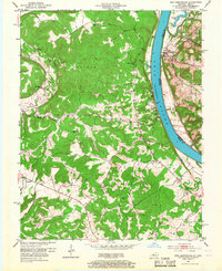 Download a high-resolution, GPS-compatible USGS topo map for New Amsterdam, KY (1967 edition)