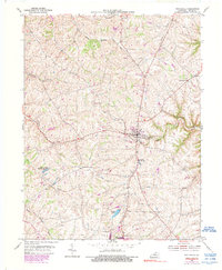 Download a high-resolution, GPS-compatible USGS topo map for New Castle, KY (1990 edition)