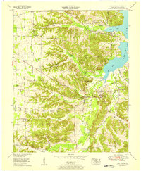preview thumbnail of historical topo map of Calloway County, KY in 1955