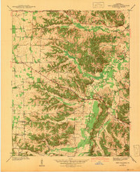 preview thumbnail of historical topo map of Calloway County, KY in 1942