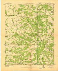 preview thumbnail of historical topo map of Calloway County, KY in 1936