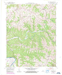 Download a high-resolution, GPS-compatible USGS topo map for New Liberty, KY (1987 edition)